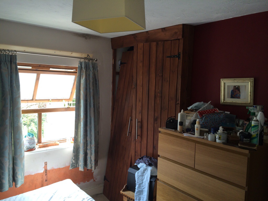 Ugly wardrobes, patchy plaster work and Ikea furniture. 