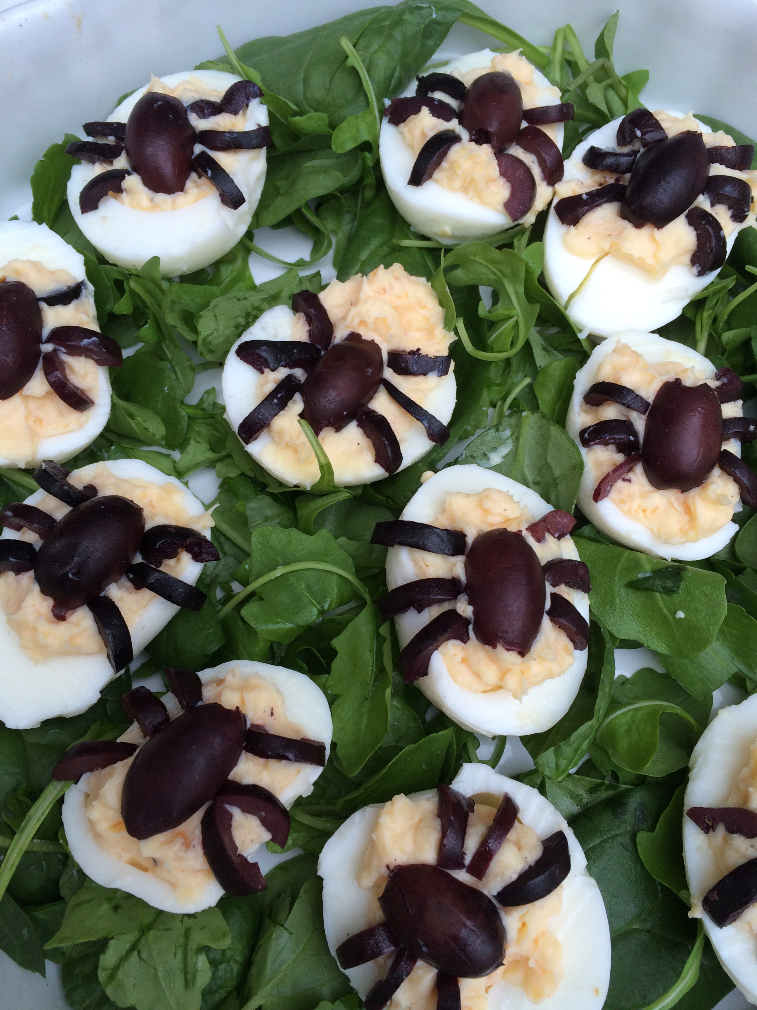Devilled Spider Eggs. Approx 1 syn for two