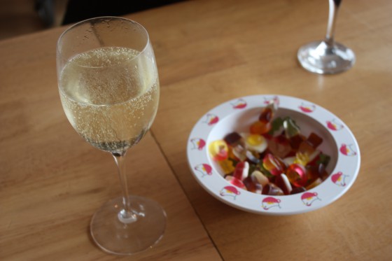 It was a prosecco and Haribo kinda party