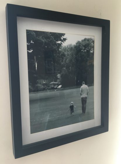 Father and Son. This picture is framed and in our lounge.