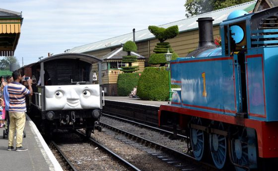 We actually got to ride in Toad the Brake Van! Photo by Mid Hants Railway Watercress Line